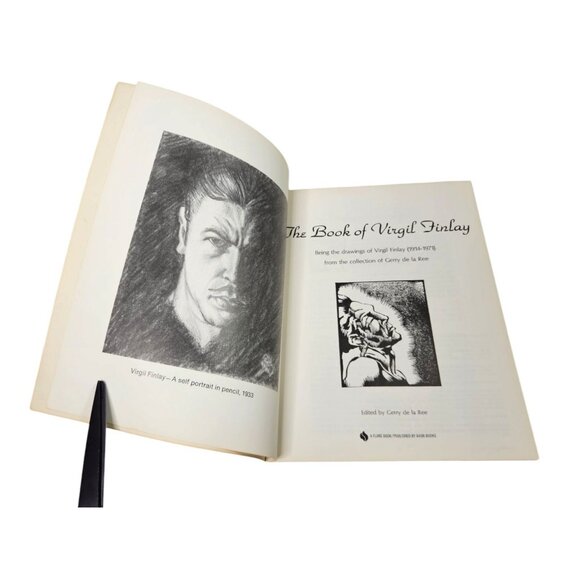 The Book of Virgil Finlay by Gerry De La Ree First Flare Print 1976 Paperback - Picture 4 of 13